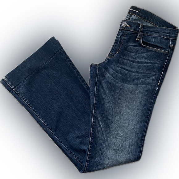 Flying Monkey Distressed Flare Jean size 9 MADE IN THE USA - Picture 1 of 11